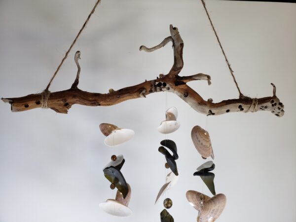 Seashell and Sea glass Wind Chime - Image 8