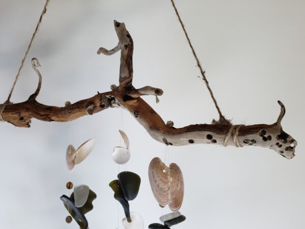 Seashell and Sea glass Wind Chime - Image 3