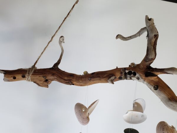 Seashell and Sea glass Wind Chime - Image 2