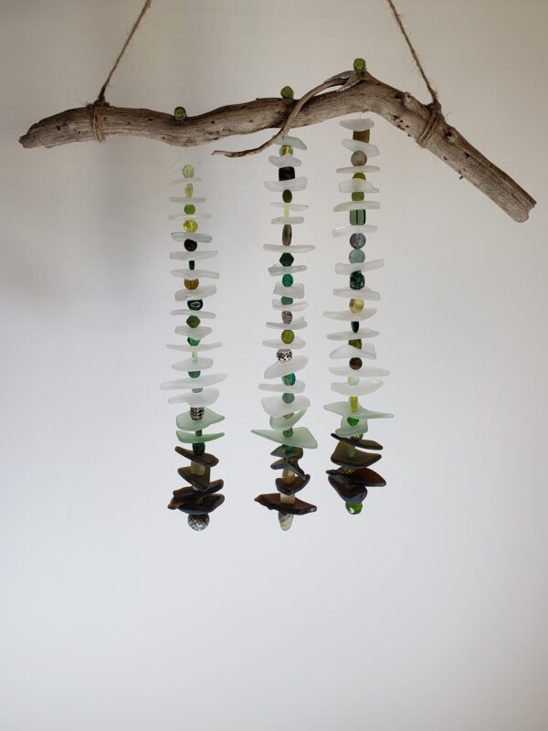 Ombre pattern Sea glass suncatcher