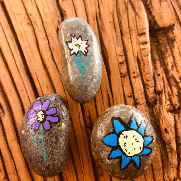 Flower garden rocks, indoor/outdoor décor