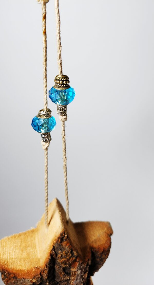 Cobalt blue star windchime - Image 2