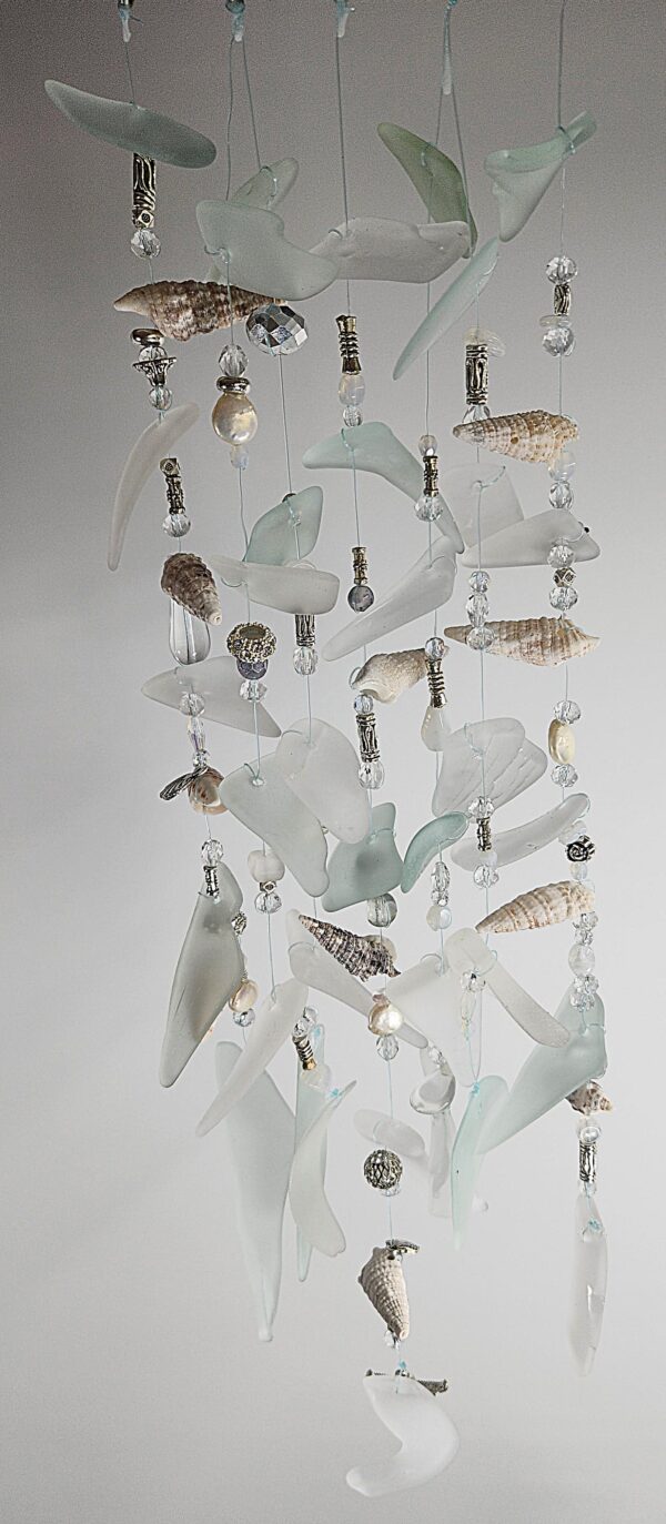 Auger shell and Sea glass windchime - Image 5