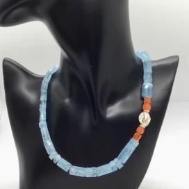 Aquamarine necklace